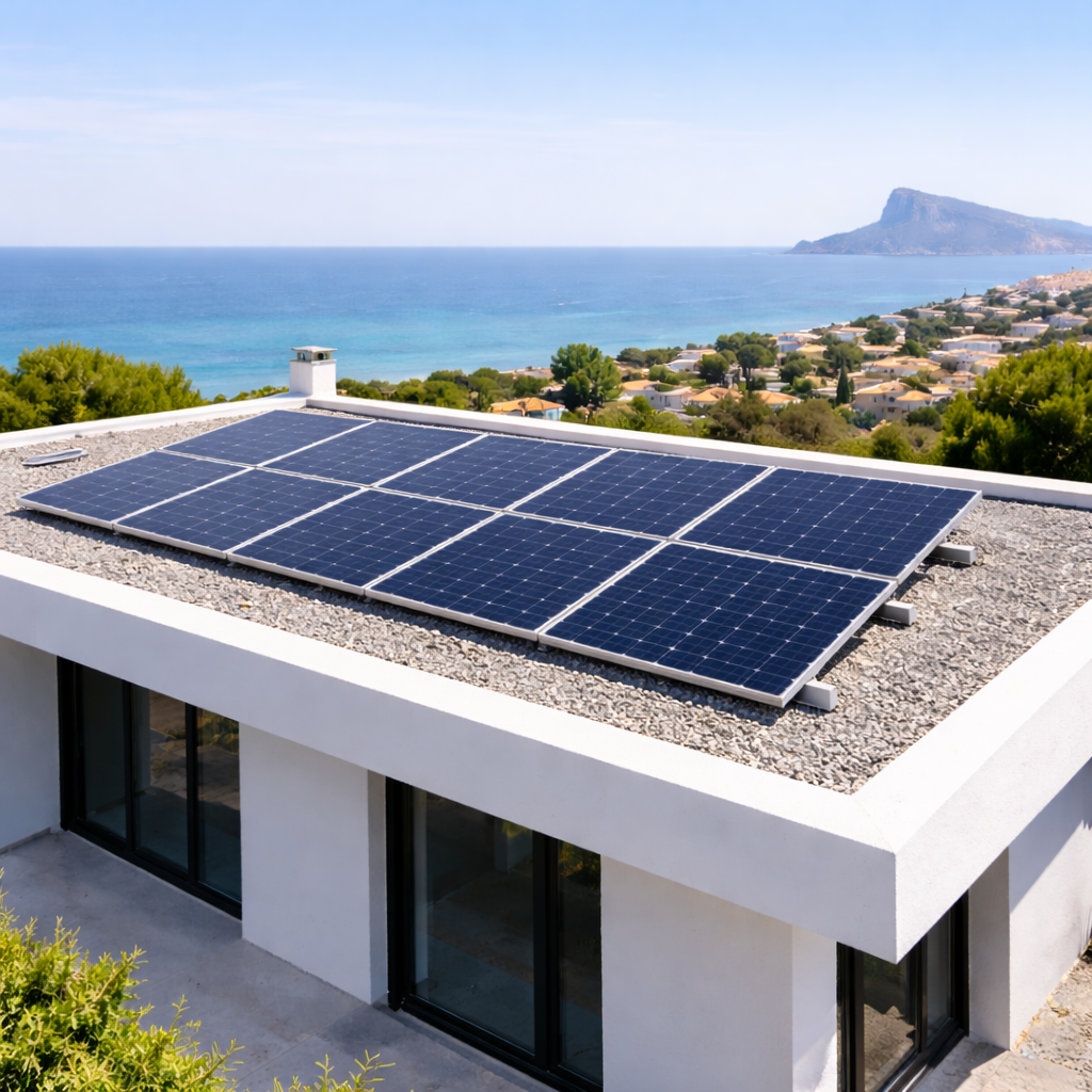 instalación solar de la marina renovables en altea